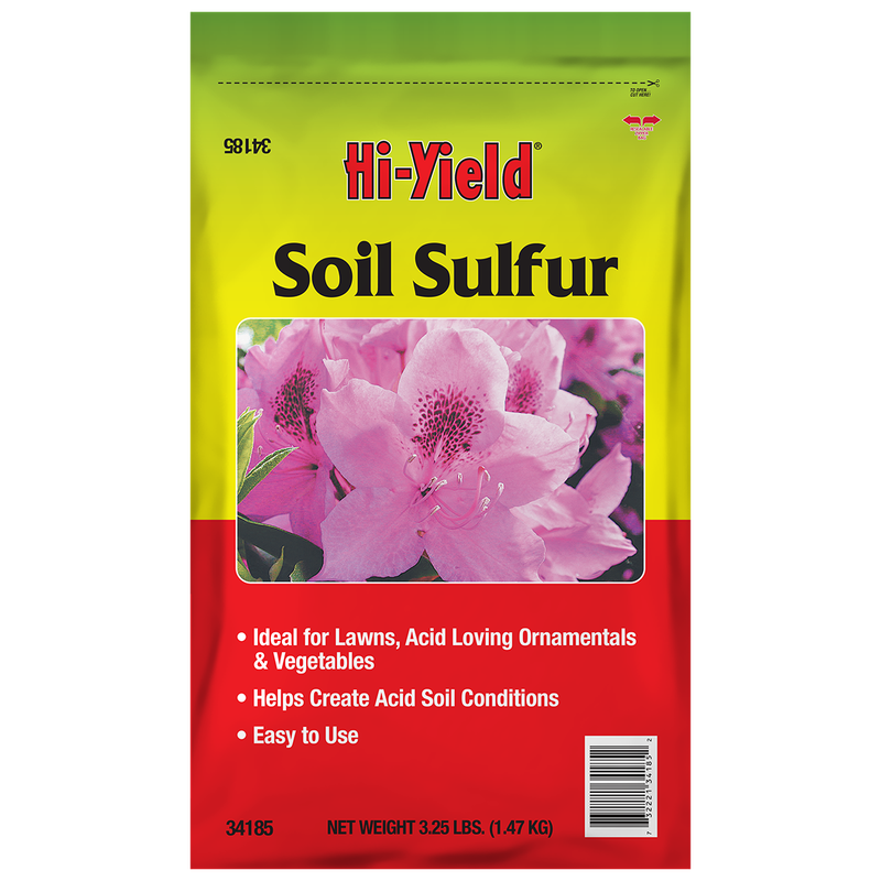Front view of Fertilome Soil Sulfur Fertilizer 3.25 lb — LibertyFHG Galion OH