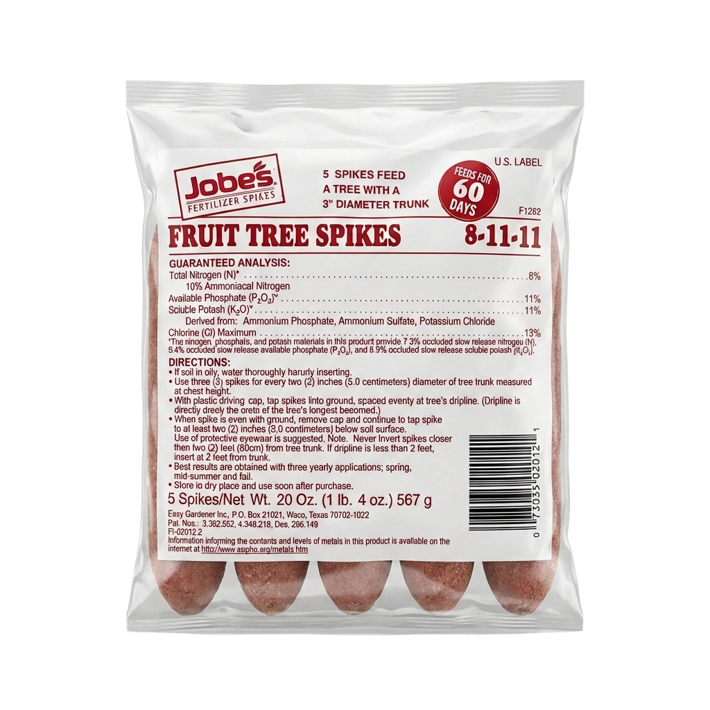 Jobe’s Fruit and Citrus Tree Fertilizer Spikes for orchards in Galion and Crestline OH