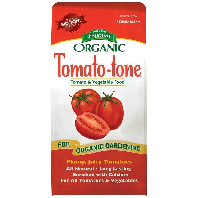 Espoma Organic Tomato-tone 8 lb bag for healthy garden harvests in Galion, OH.