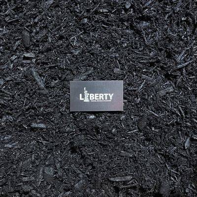 bulk black mulch for landscaping beds and garden areas