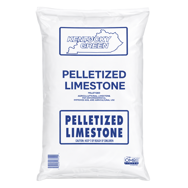 Front view of Kentucky Green pelletized lime 40 lb — LibertyFHG Galion OH