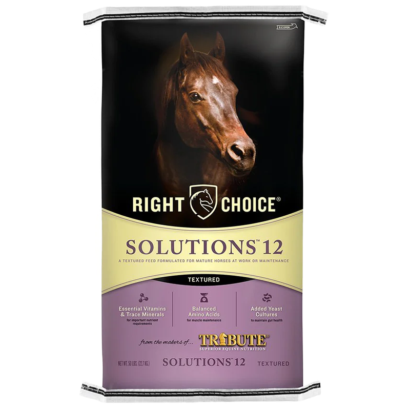 Kalmbach Solutions 12 Textured horse feed for sale in Mount Gilead, OH