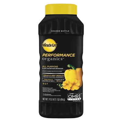 Miracle-Gro Performance Organics All Purpose water soluble plant food in North Robinson, OH.