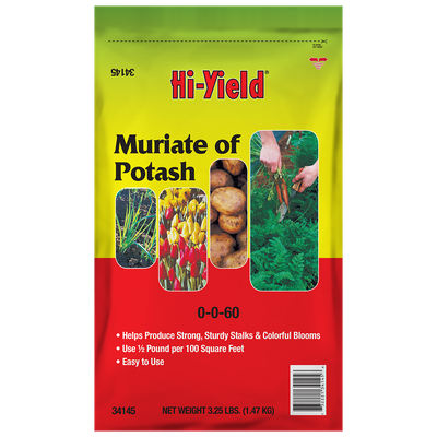 Front view of Fertilome Muriate of Potash 0-0-60 Fertilizer 3.25 lb — LibertyFHG Galion OH