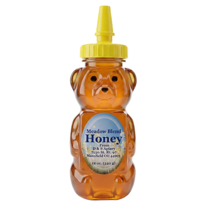 Meadow Blend Honey Bear 12 oz