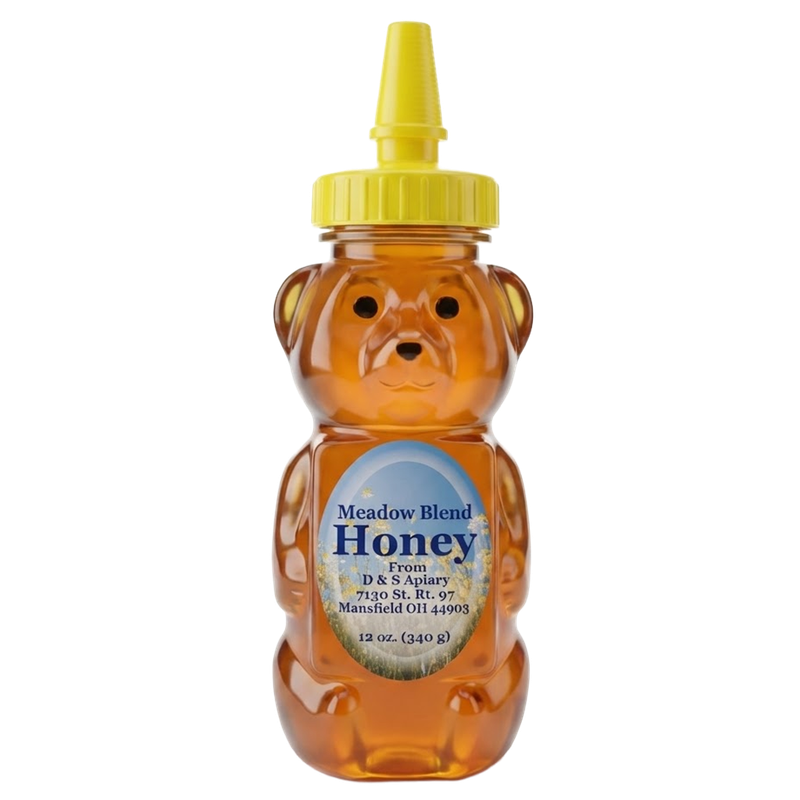 Meadow Blend Honey Bear 12 oz