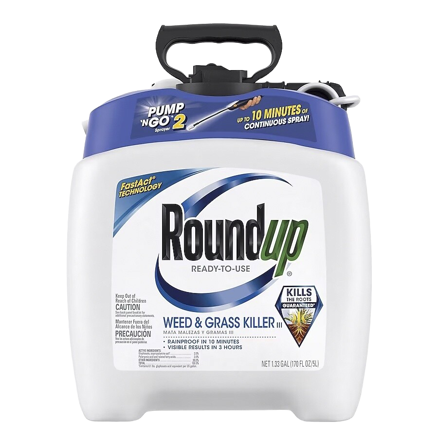 Roundup Pump ‘N Go 1.33 Gallon for effective vegetation control in Lexington, OH.