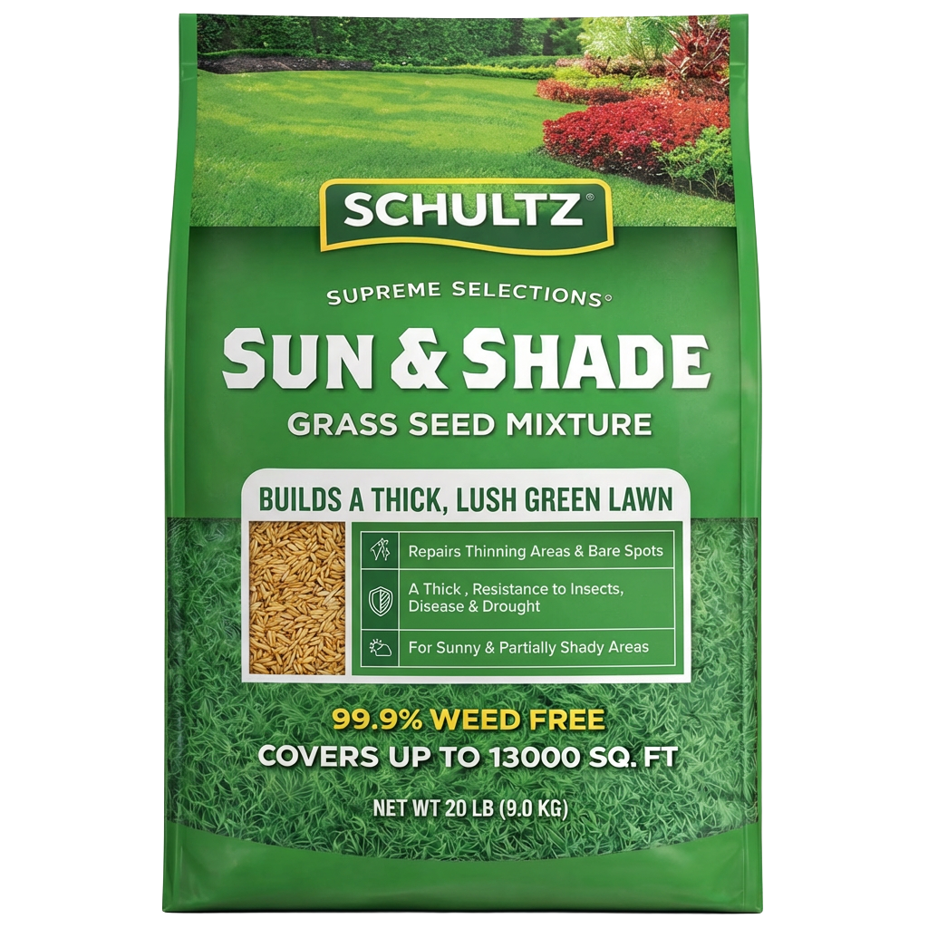 Schultz® Sun &amp; Shade Mix Grass Seed 20 lb