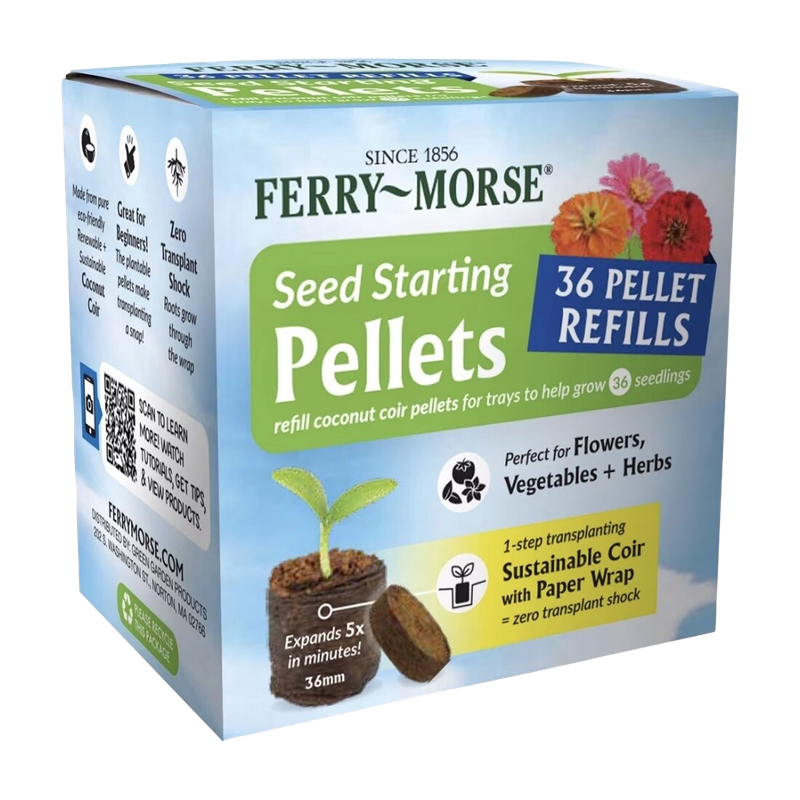 seed starter coir pellets for flowers vegetables and herbs