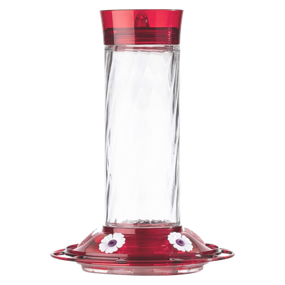 Diamond Glass Hummingbird Feeder with Ant Moat 30 oz Liberty Farm Home &amp; Garden Galion Ohio