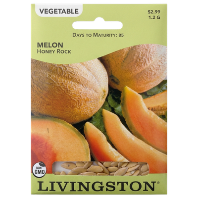 Melon Honey Rock non-GMO garden seeds for home growers in Galion, OH.