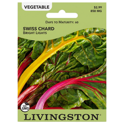 Livingston Seed Swiss Chard (Bright Lights) 850 mg