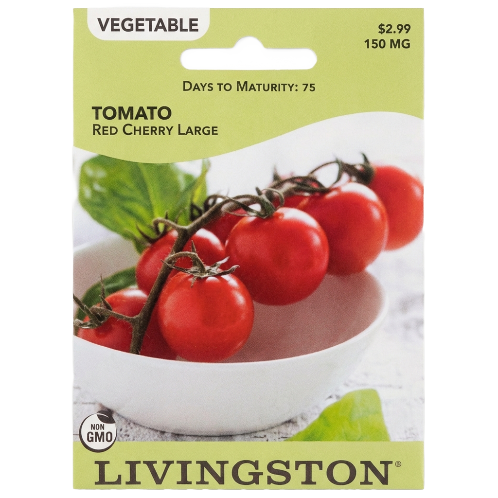 Tomato Red Cherry Large seeds in Galion for high-yield, non-GMO garden harvests.