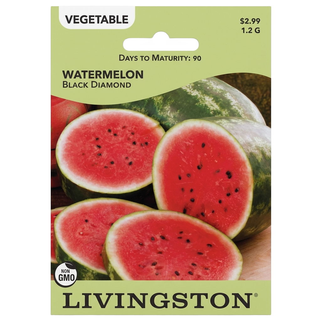 Watermelon Black Diamond seeds in Galion for classic, non-GMO summer harvests.