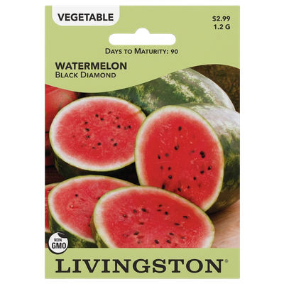 Watermelon Black Diamond seeds in Galion for classic, non-GMO summer harvests.