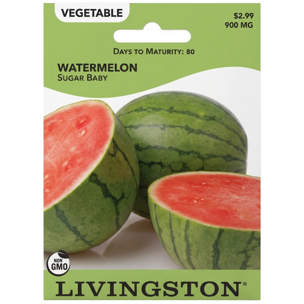 Watermelon Sugar Baby seeds in Galion for sweet, compact non-GMO harvests.