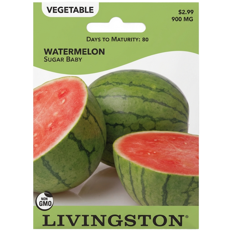 Watermelon Sugar Baby seeds in Galion for sweet, compact non-GMO harvests.