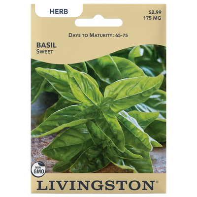 Basil Sweet seeds in Galion for aromatic, non-GMO herb garden harvests.