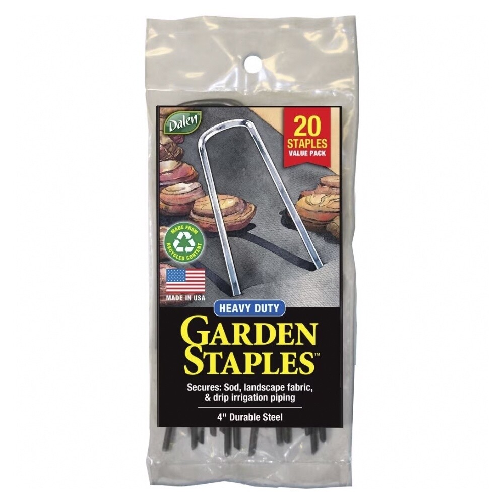 Dalen Steel  Garden Staples 4 in (20-Pack) Liberty Farm Home Garden Galion OH