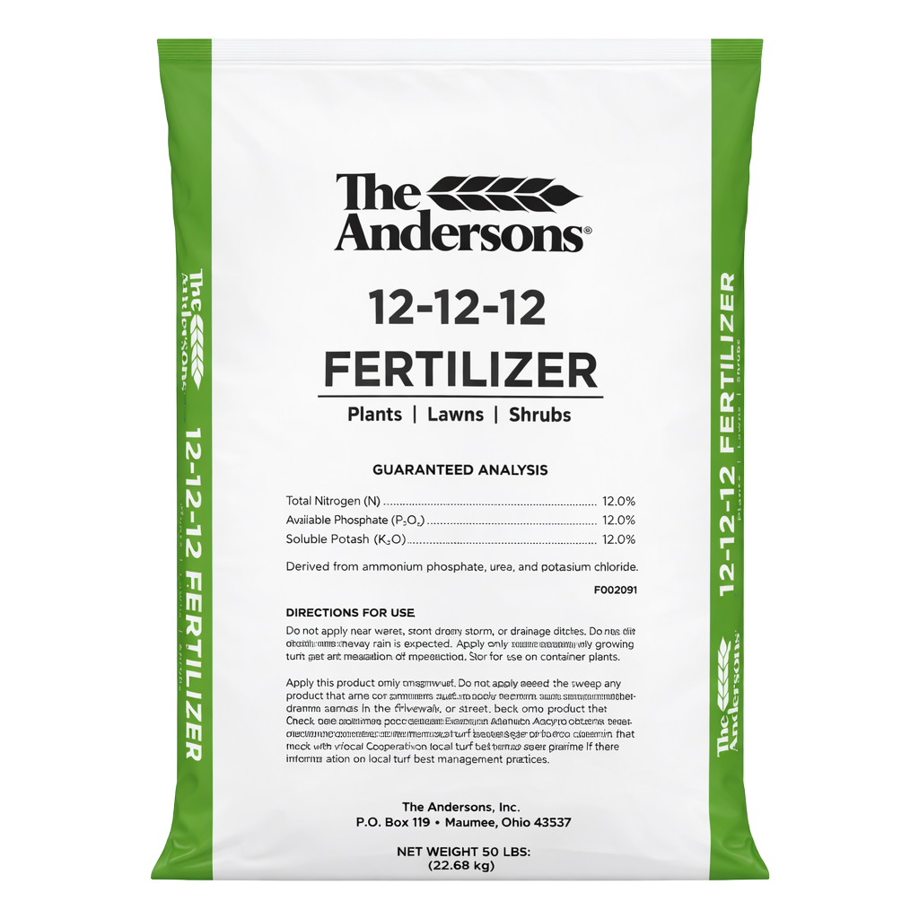 12 12 12 fertilizer for general lawn and garden use