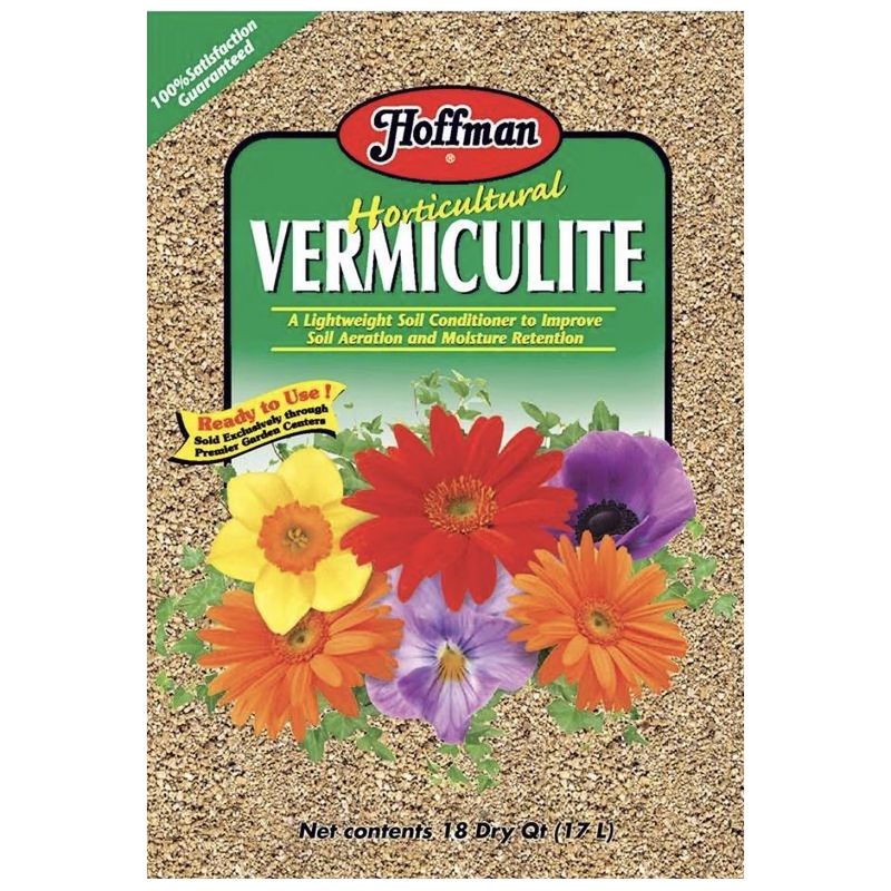 Front view of Hoffman Horticulture vermiculite 18 qt bag — LibertyFHG Galion OH