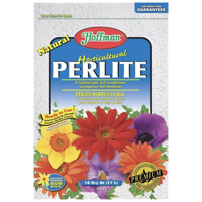 Front view of Hoffman Horticulture perlite 18 qt bag — LibertyFHG Galion OH