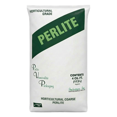 Front view of horticultural coarse perlite 4 cu ft bag — LibertyFHG Galion OH