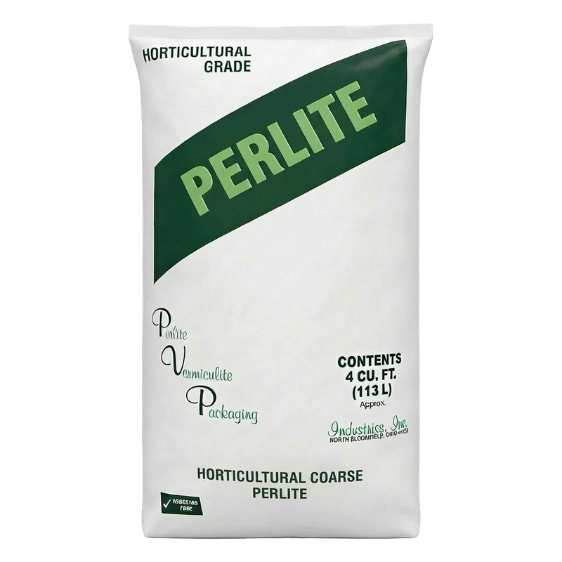 Front view of horticultural coarse perlite 4 cu ft bag — LibertyFHG Galion OH