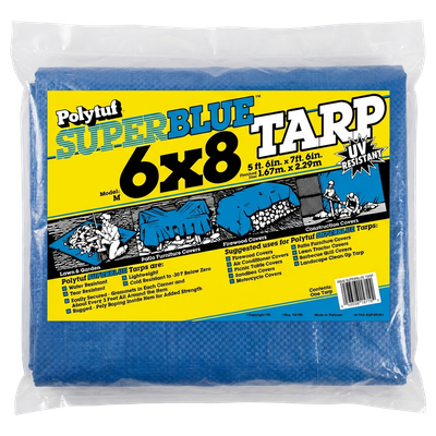Polytuf SuperBlue® Tarp-UV 2.3oz (6 x 8) Liberty FHG Galion