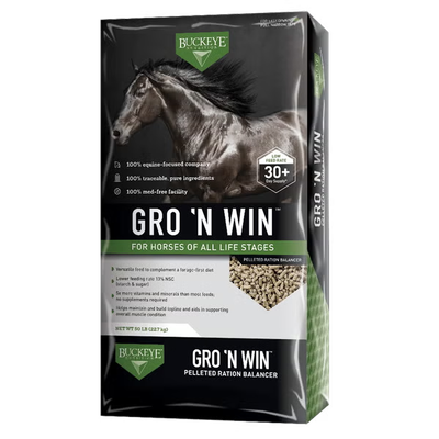 Buckeye Nutrition Gro 'N Win ration balancer for sale in Galion, OH