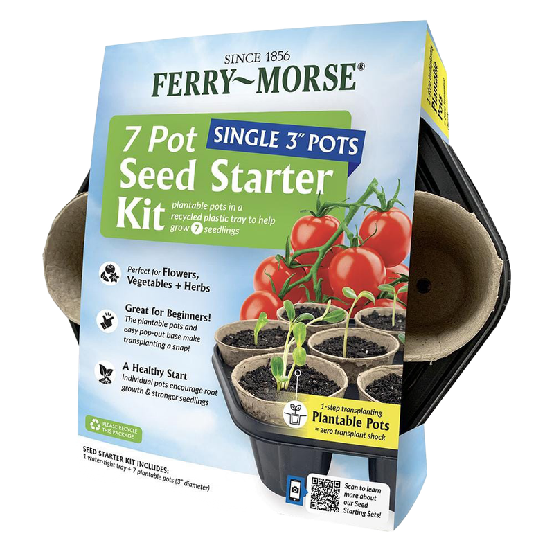 ferry morse seed starter kit for starting flowers vegetables and herbs