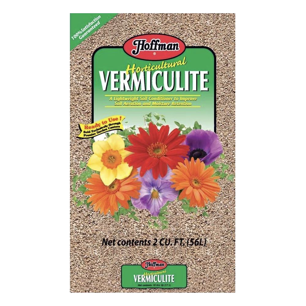 Front view of Hoffman Horticulture vermiculite 2 cu ft bag — LibertyFHG Galion OH