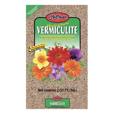 Front view of Hoffman Horticulture vermiculite 2 cu ft bag — LibertyFHG Galion OH