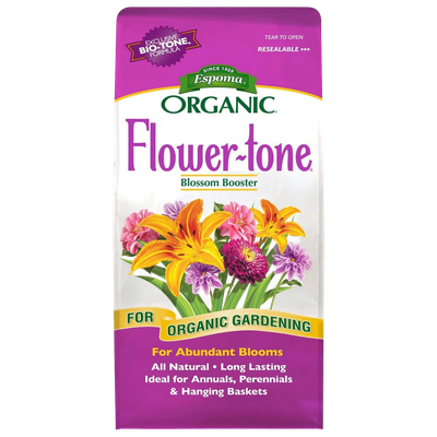 Espoma Organic Flower-tone 4 lb bag for annuals and perennials in Crestline, OH