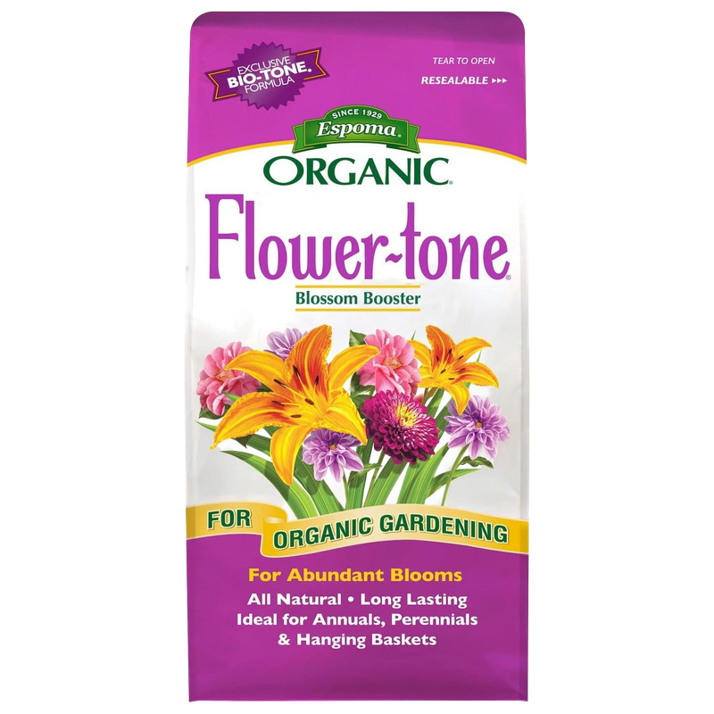 Espoma Organic Flower-tone 4 lb bag for annuals and perennials in Crestline, OH