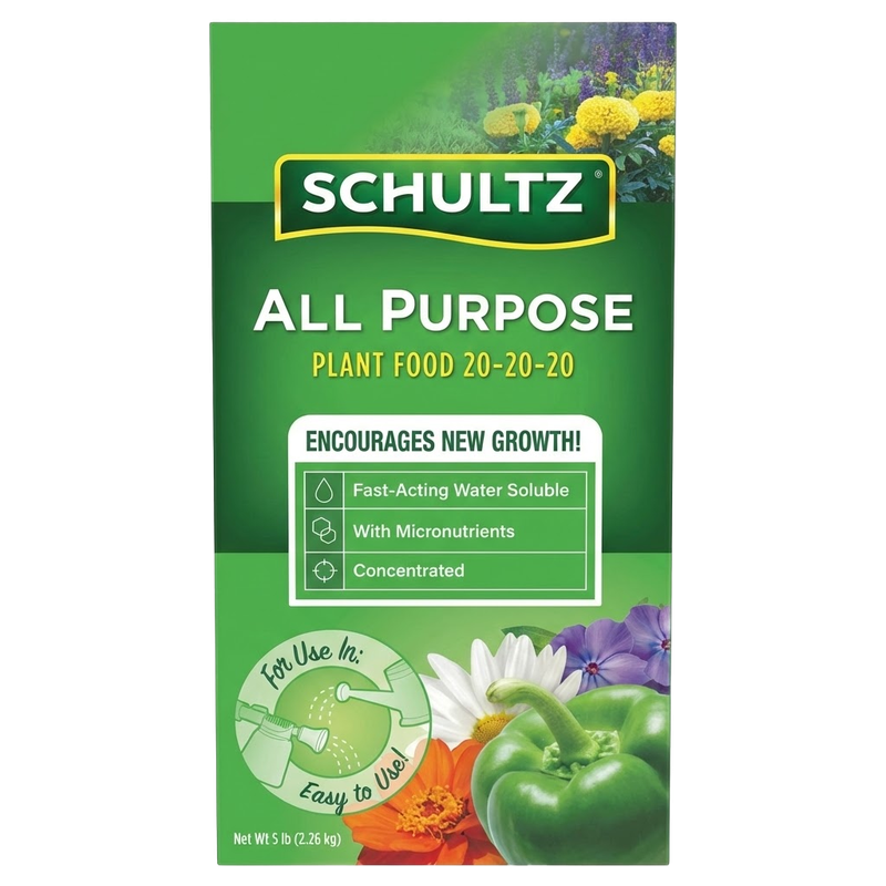 Schultz All Purpose 5 lb water soluble fertilizer for home gardens in Lexington, OH