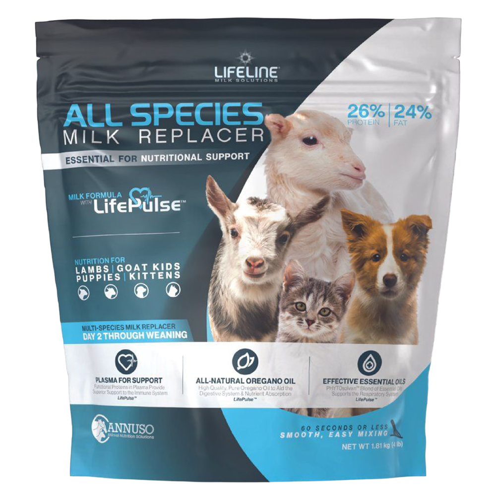 Lifeline All Species 26:24 milk replacer 4 lb bag | Liberty Farm, Home &amp; Garden Galion OH
