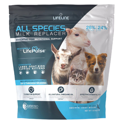 Lifeline All Species 26:24 milk replacer 4 lb bag | Liberty Farm, Home &amp; Garden Galion OH