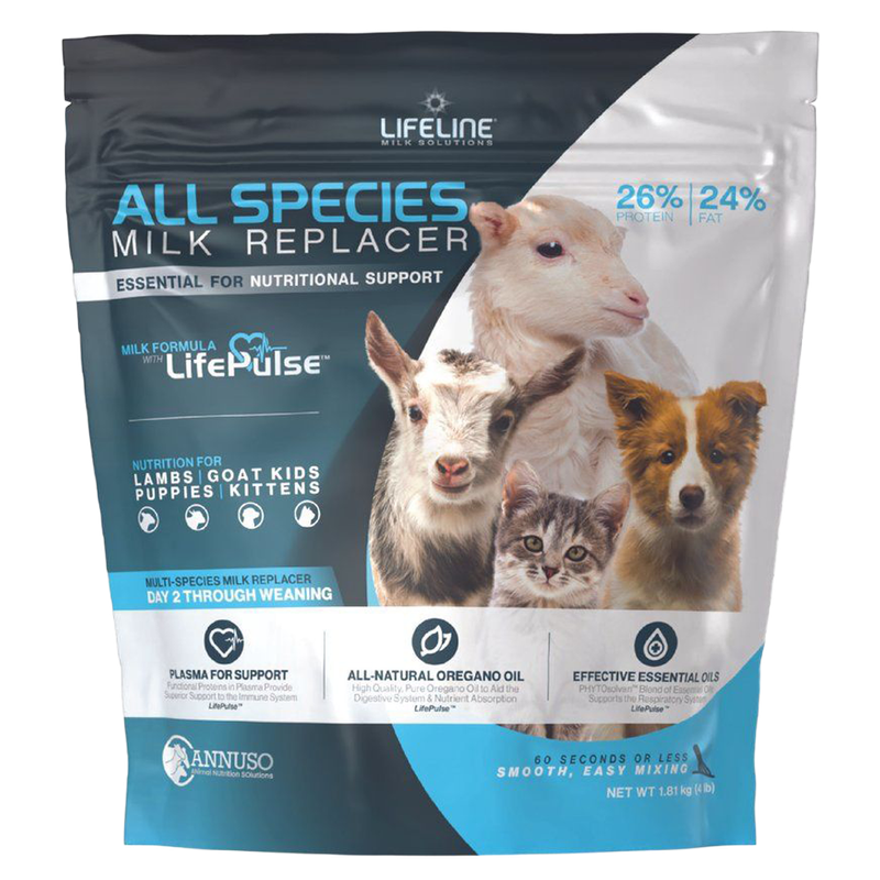 Lifeline All Species 26:24 milk replacer 4 lb bag | Liberty Farm, Home &amp; Garden Galion OH