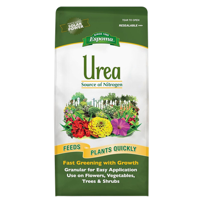 Espoma Organic Urea 4 lb bag for high-nitrogen feeding in Mount Gilead, OH