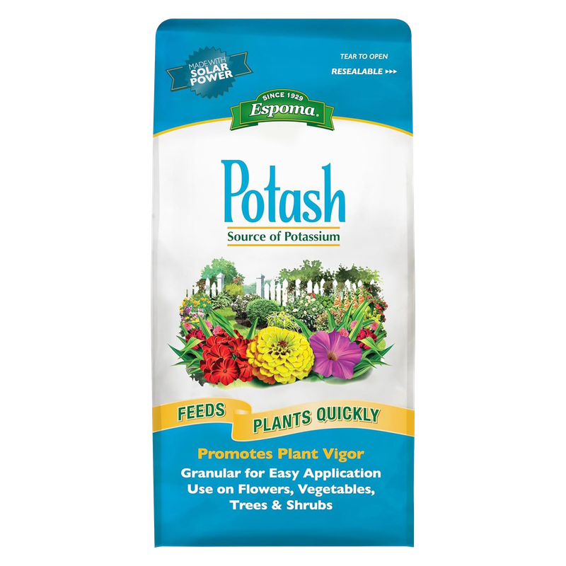 Espoma Organic Potash 6 lb bag for plant winter hardiness in Ontario, OH