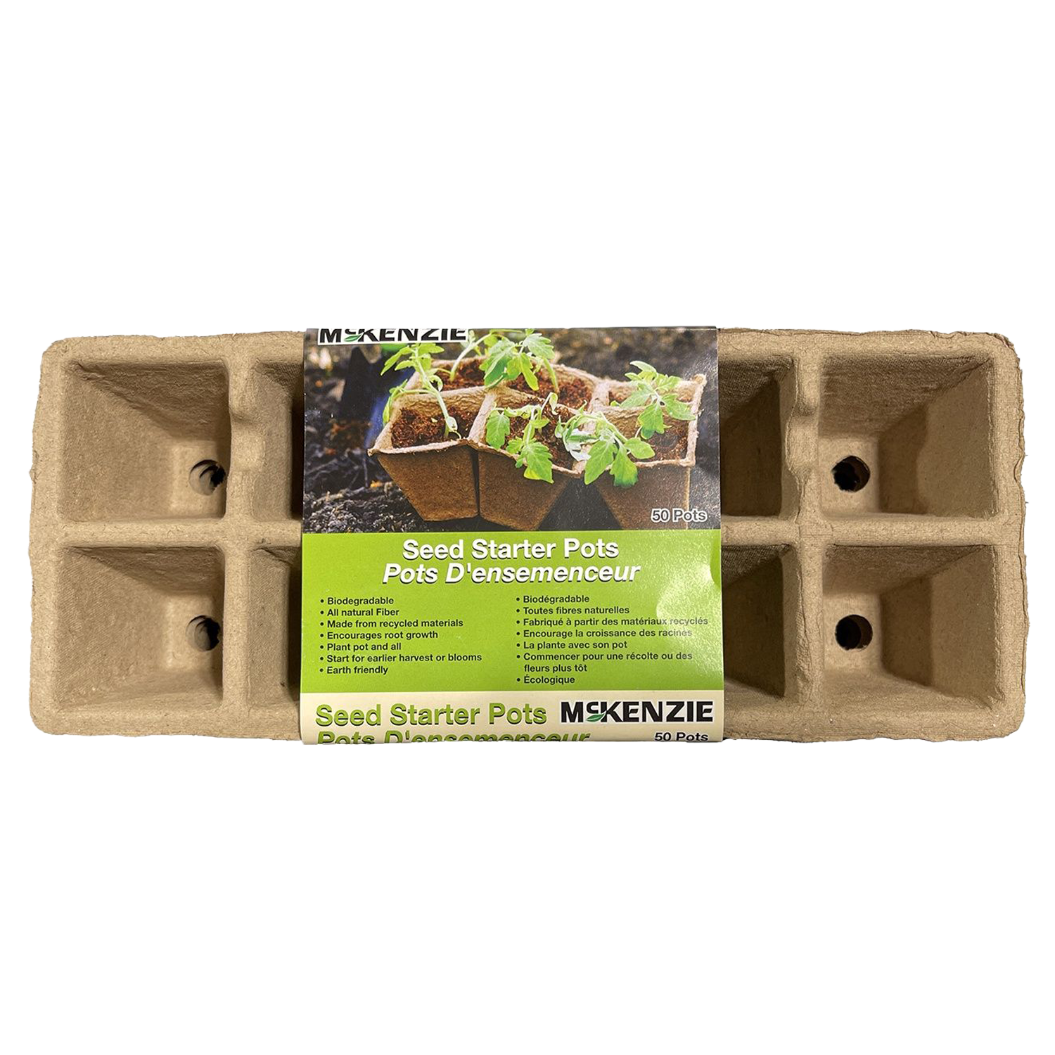 biodegradable seed starter trays for flowers vegetables and herbs