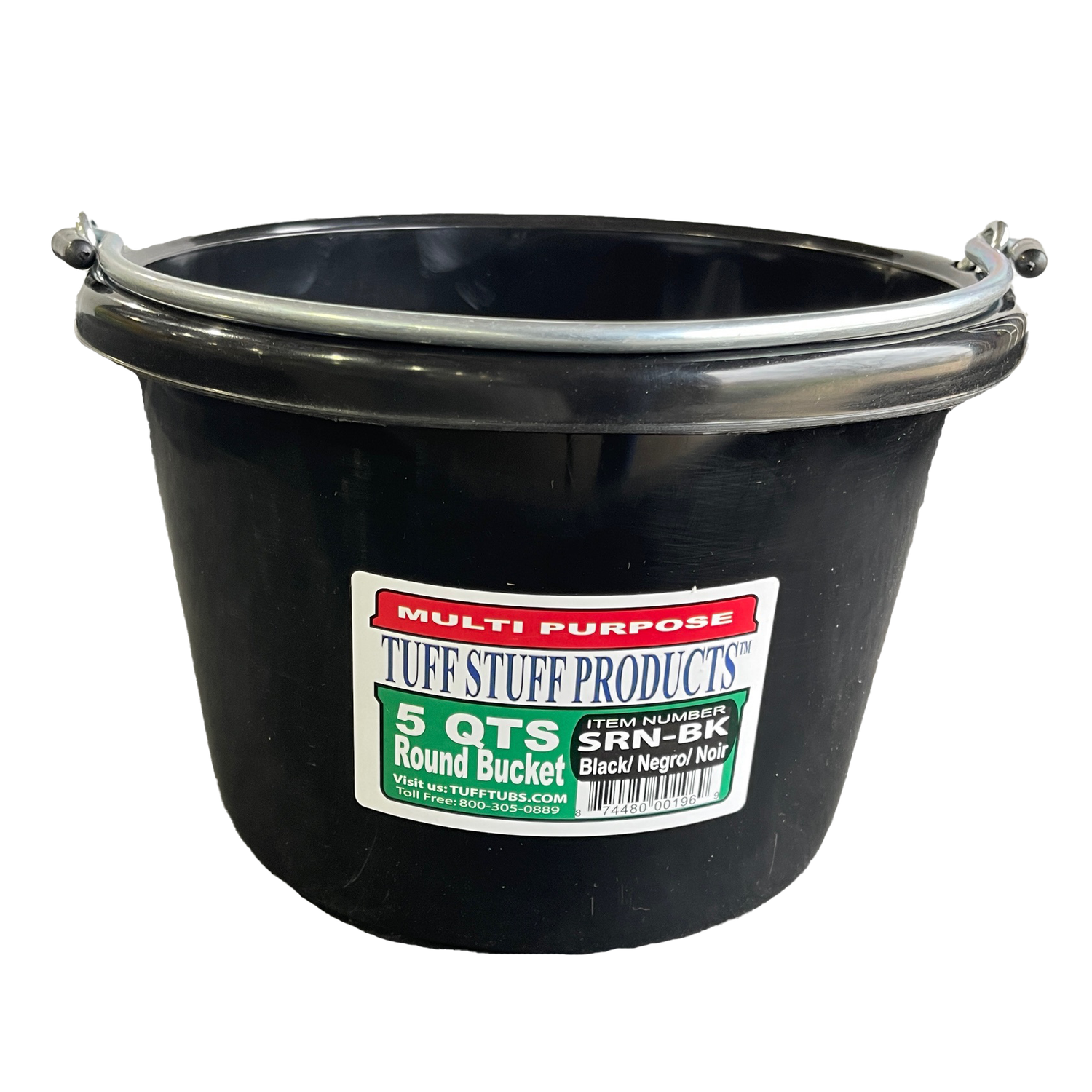 Tuff Stuff Utility Pail (5 qt), Color: Black