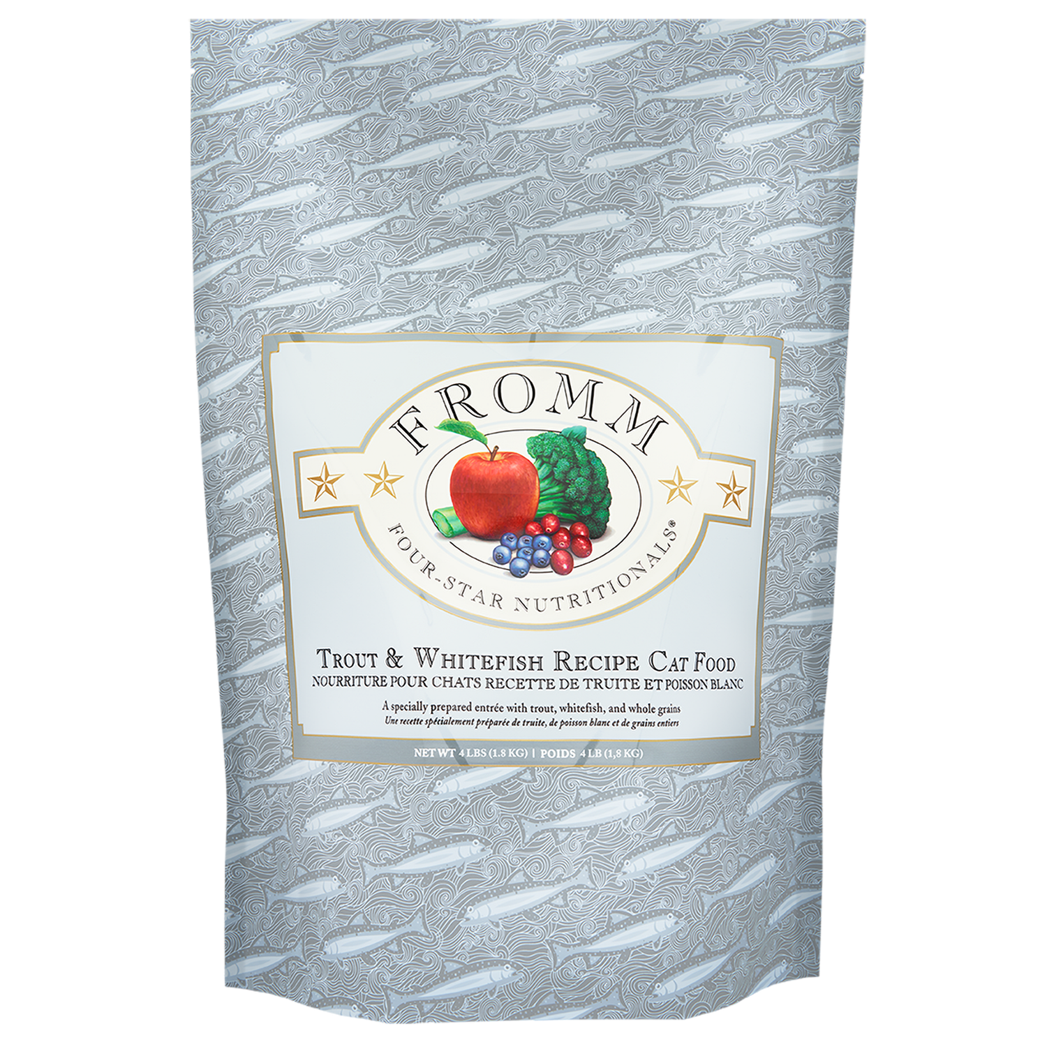 Fromm Trout &amp; Whitefish Recipe Cat Food (4 lb) Liberty Farm Home Garden Galion OH