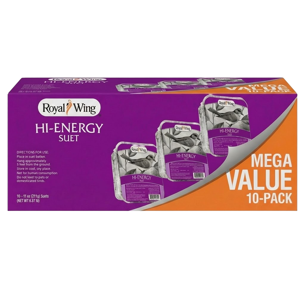 Front view of Royal Wing Hi-Energy Suet pack of 10 — LibertyFHG Galion OH