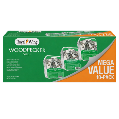 Front view of Royal Wing Woodpecker Suet pack of 10 — LibertyFHG Galion OH