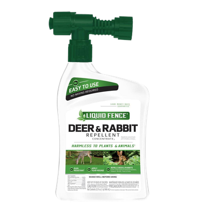 Front view of Liquid Fence deer and rabbit repellent ready-to-spray 32 fl oz — LibertyFHG Galion OH