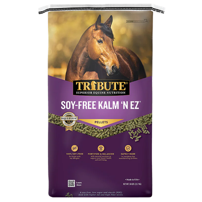 Tribute Kalm 'N EZ® Soy-Free Pellet (50 lb) Kalmbach Kalm 'N EZ Soy-Free horse feed for sale in Galion, OH