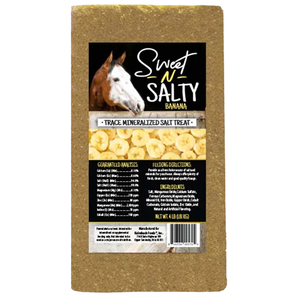 Kalmbach Sweet N Salty Banana horse salt brick for sale in New Washington, OH