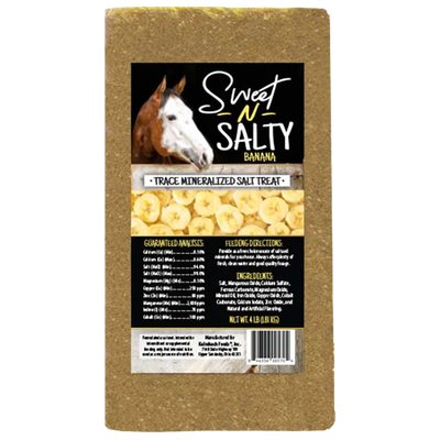 Kalmbach Sweet N Salty Banana horse salt brick for sale in New Washington, OH